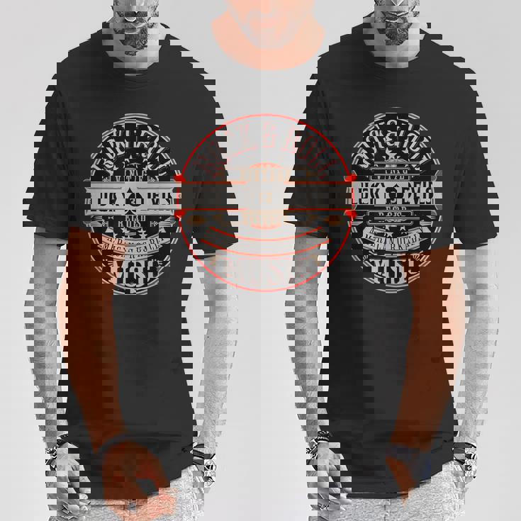 Rockabilly Music Lucky Devil レトロ ヴィンテージ 1950年代ロックロール Tシャツ 面白い贈り物