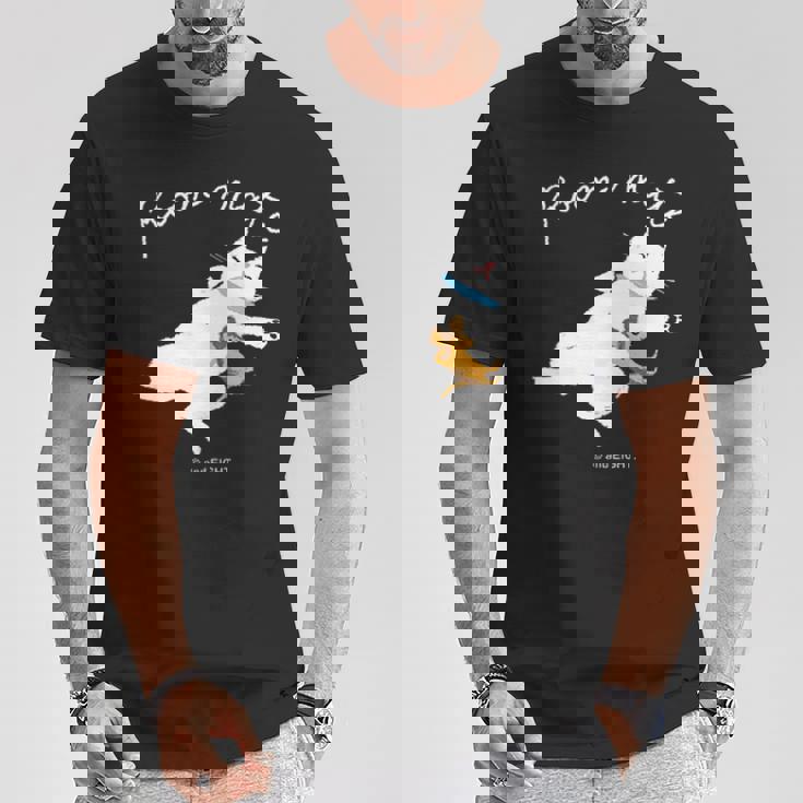 Room Mate ねこ&ねずみ お昼寝a Tシャツ 面白い贈り物