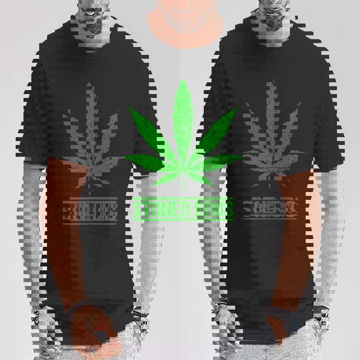Stoner Bros マリファナ Cannabis Weed Tシャツ 面白い贈り物