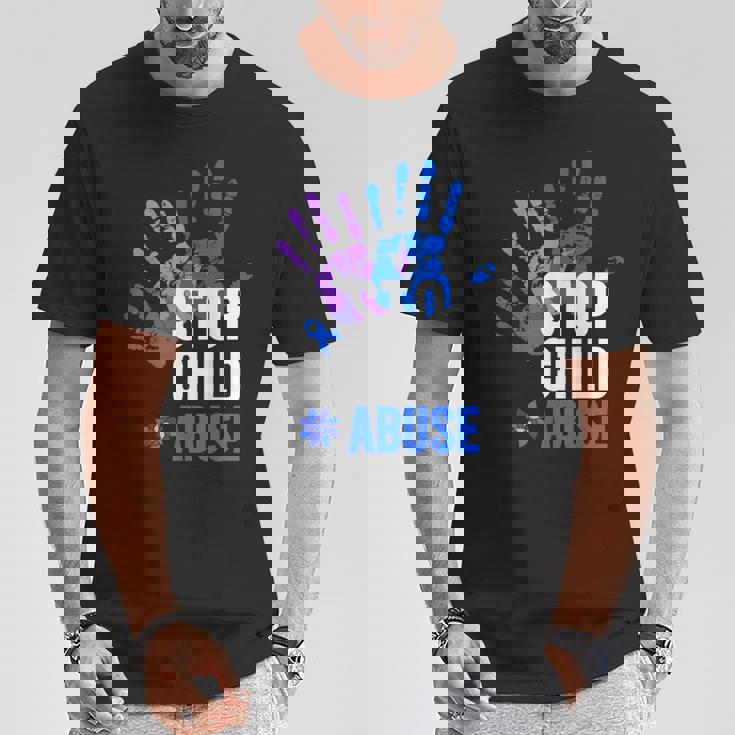 Stop Child Abuse 児童虐待をやめなさい Tシャツ 面白い贈り物