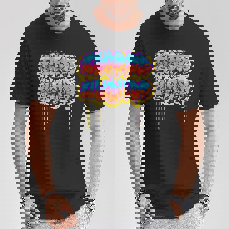 Street Culture グラフィティ・スタイルのアーバン・ストリートウェア Tシャツ 面白い贈り物