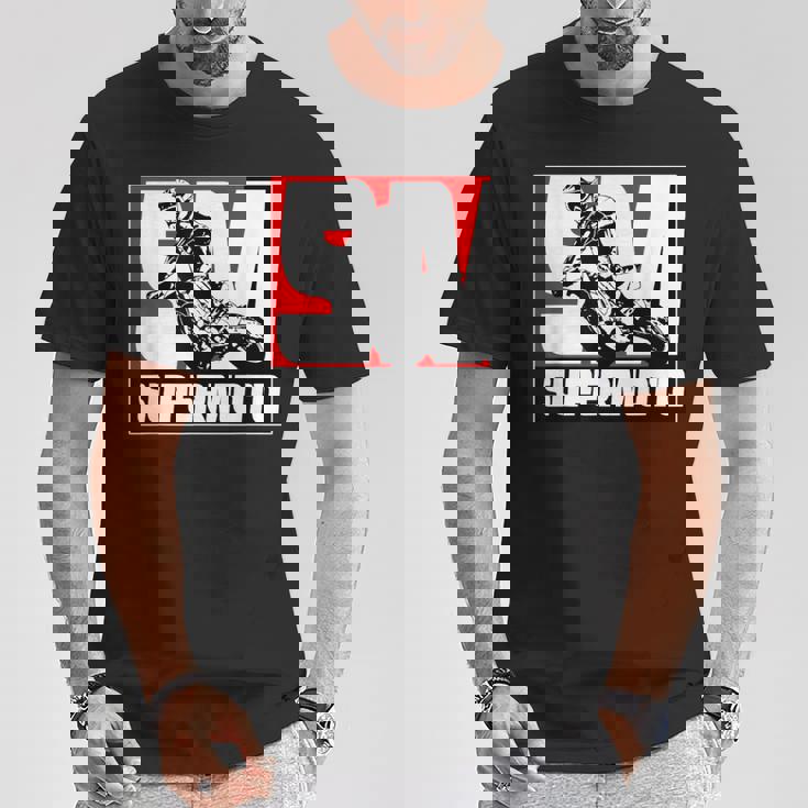 Supermoto スーパーモタード エンデューロ オートバイクロス Tシャツ 面白い贈り物