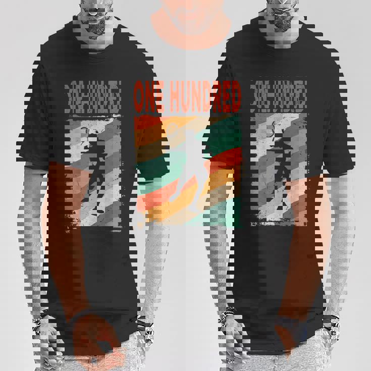 Tenis 100 Cumpleaños 100 Años Hombre Camiseta unisex Regalos divertidos