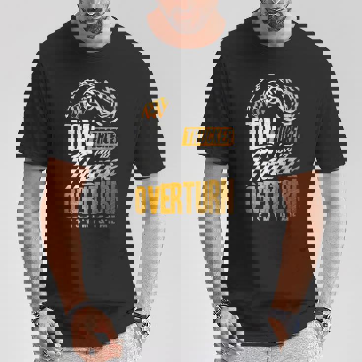 Tow Trucker Is My Name Overturn Is My Game Driver Wrecker 長袖tシャツ Tシャツ 面白い贈り物