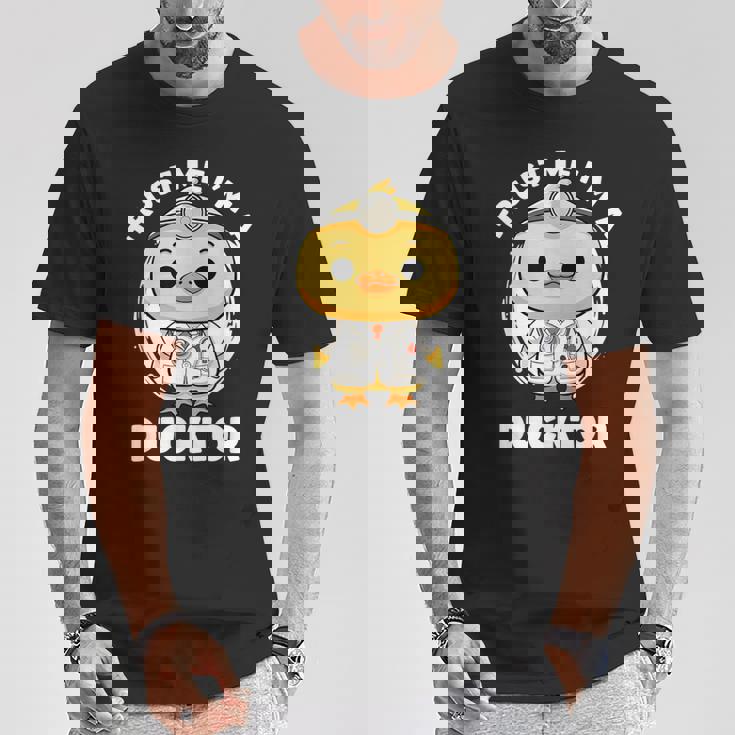 Trust Me I'm A Ducktor Duck Nurse 小児科医 Tシャツ 面白い贈り物