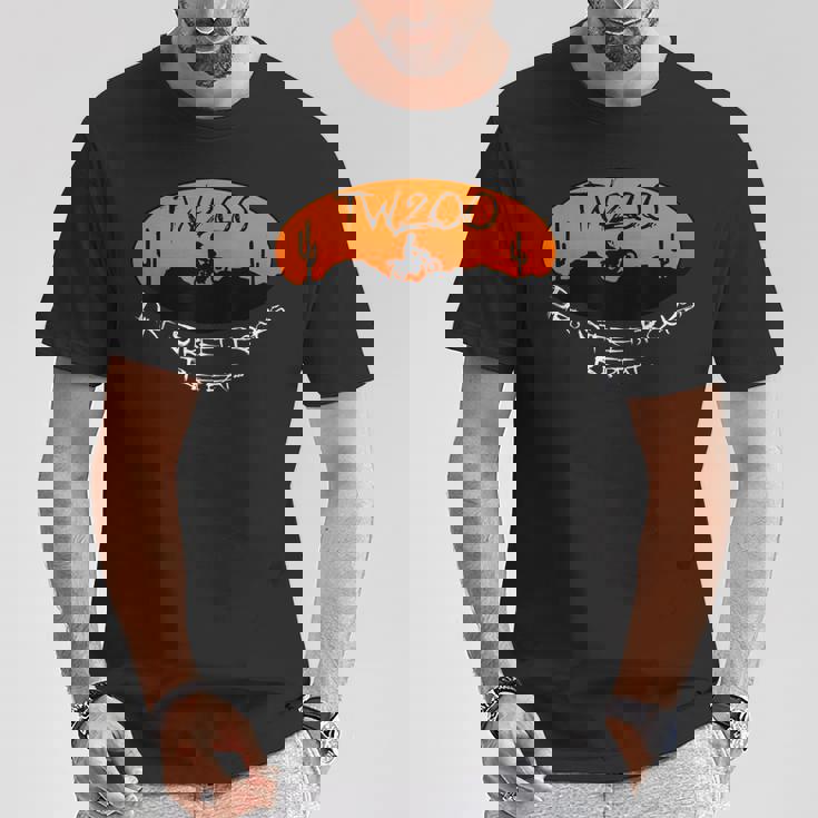 Tw200 トレイルウェイ エンデューロ オフロードロック Tシャツ 面白い贈り物