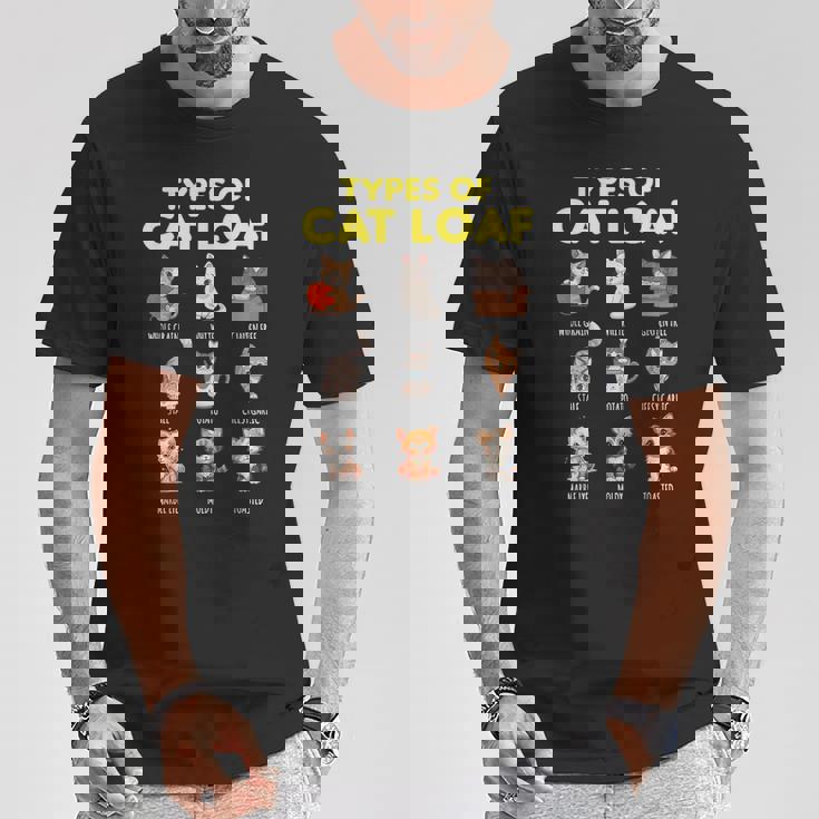 Types Of Cat Loaf Cute Kitten Kawaii Cats Cat Lover Tシャツ 面白い贈り物