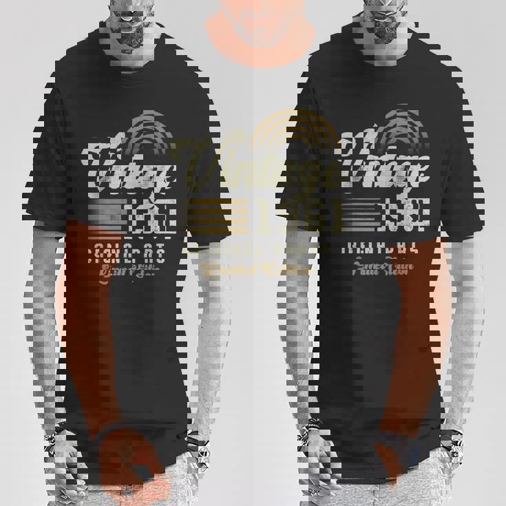 Vintage 1961 オリジナルパーツ 65歳の誕生日 Tシャツ 面白い贈り物