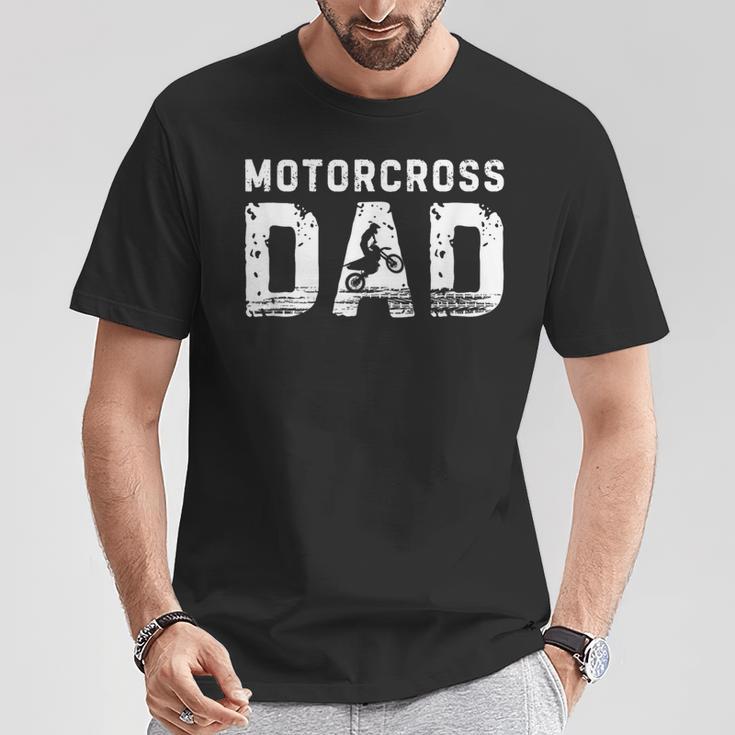 Vintage Motocross Papàport Famiglia Festa Del Papà Maglietta Regalos divertidos