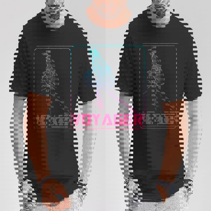 Voyager 宇宙探査機 宇宙船 太陽系 天文学 Tシャツ 面白い贈り物