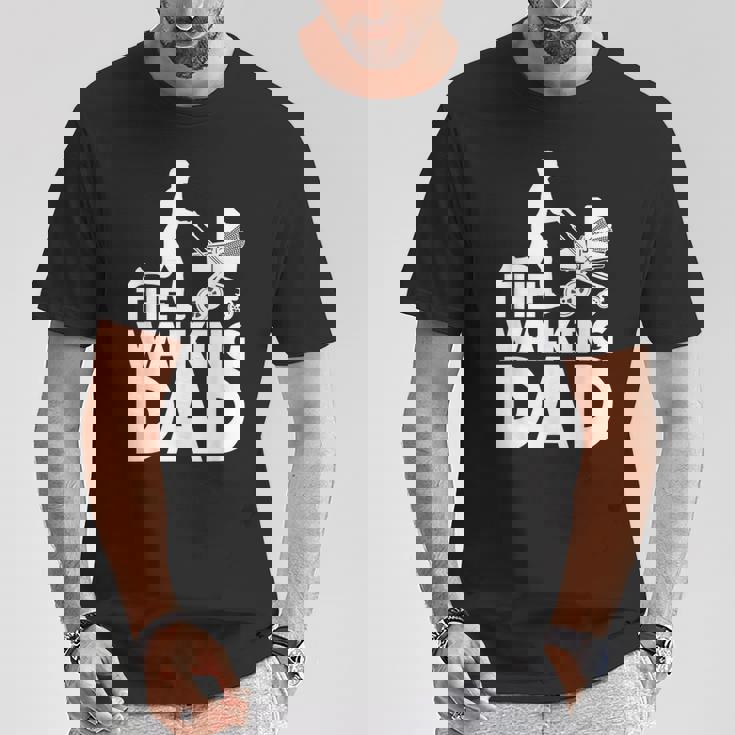 The Walking Dad Happy Father's Day Dadhortleeve Graphic Tシャツ 面白い贈り物