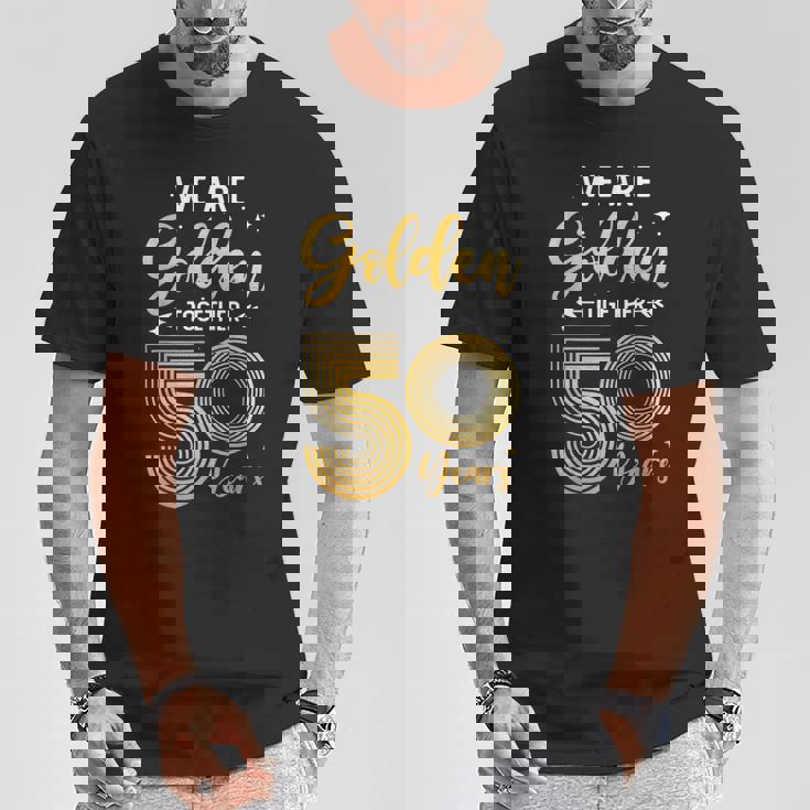We Golden Together 50年 結婚50周年記念 結婚記念日 Tシャツ 面白い贈り物