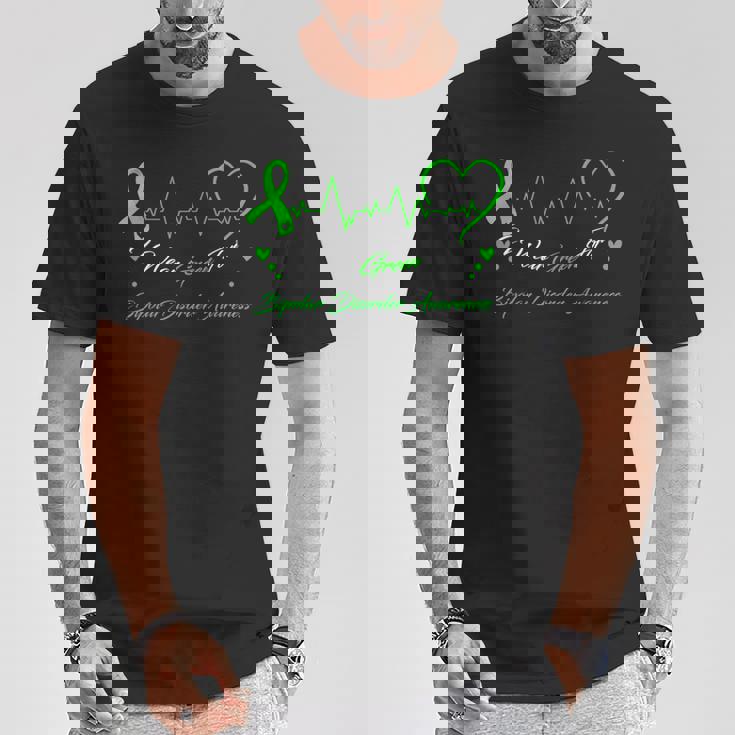 I Wear Green For Bipolar Disprder Awareness Tシャツ 面白い贈り物