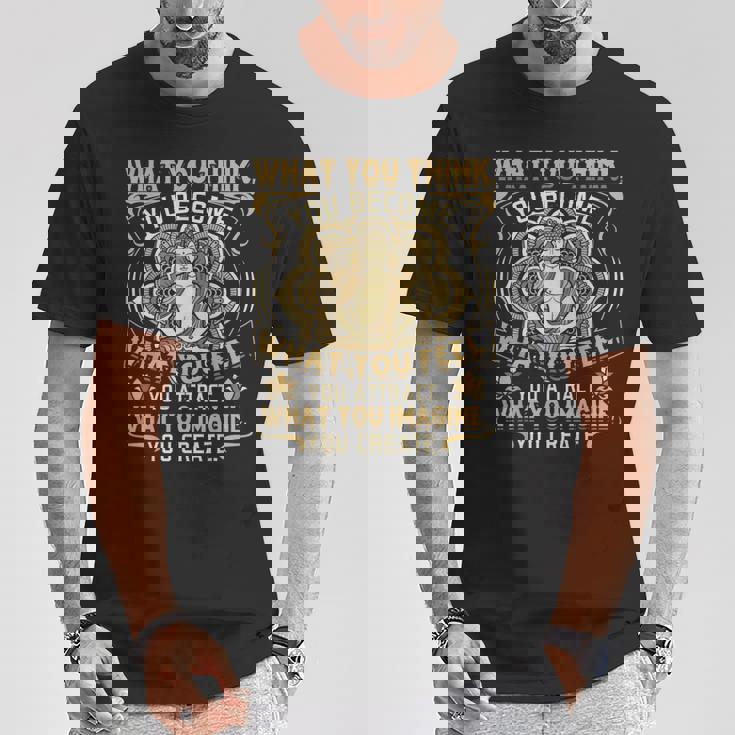 What You Think You Become ブッダシャツ ブッダtシャツ Tシャツ 面白い贈り物