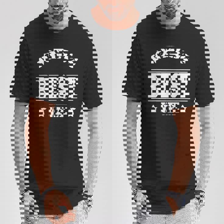 World's Best Wife 面白いウェディングギフトシャツ Tシャツ 面白い贈り物