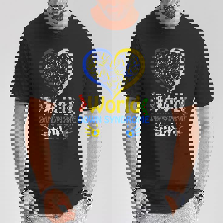 World Downyndrome Day Upport And Awareness 321 Tシャツ 面白い贈り物