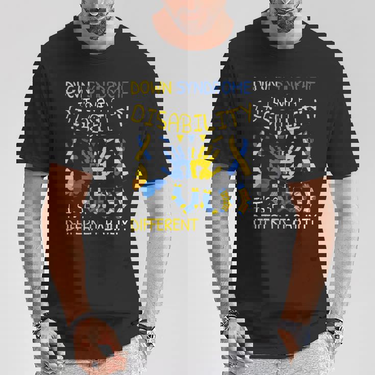 World Downyndrome Day ダウン症啓発 Tシャツ 面白い贈り物