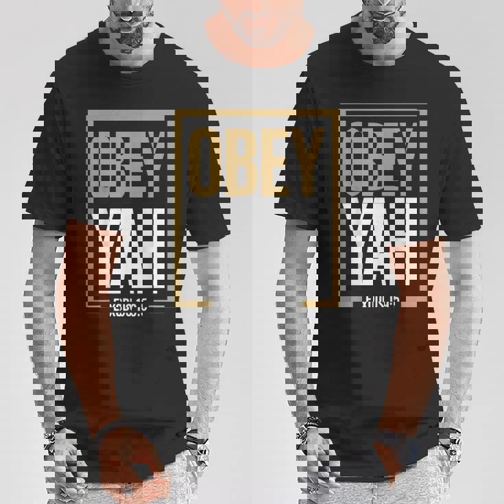 Yah Exodus 19 Tシャツ 面白い贈り物