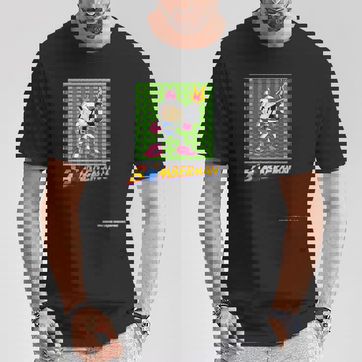 「ボンバーマン」白ボン（D） 長袖tシャツ Tシャツ 面白い贈り物