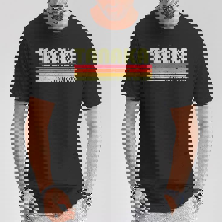 【たなか】名前 名字 家族お揃い ギャグ ネタ ウケ狙い 贈り物 ギフト 面白い おもしろ Tシャツ 面白い贈り物