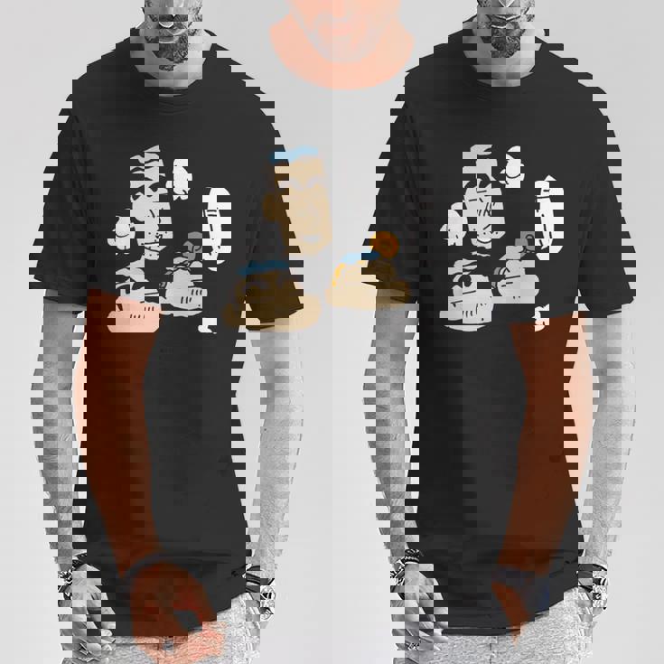 【まんが】クレヨンしんちゃん 仲良くお風呂 長袖tシャツ Tシャツ 面白い贈り物