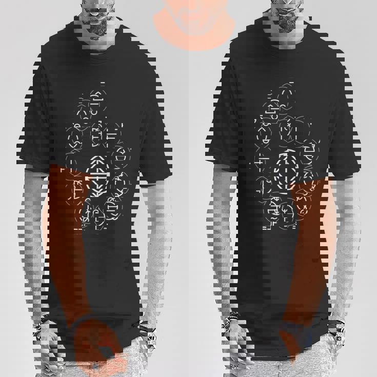 【カタカムナ 第3首】神代文字 スピリチュアル 言霊 癒し ヒーリング 面白い おもしろ お守り 開運 古代 文字 Tシャツ 面白い贈り物