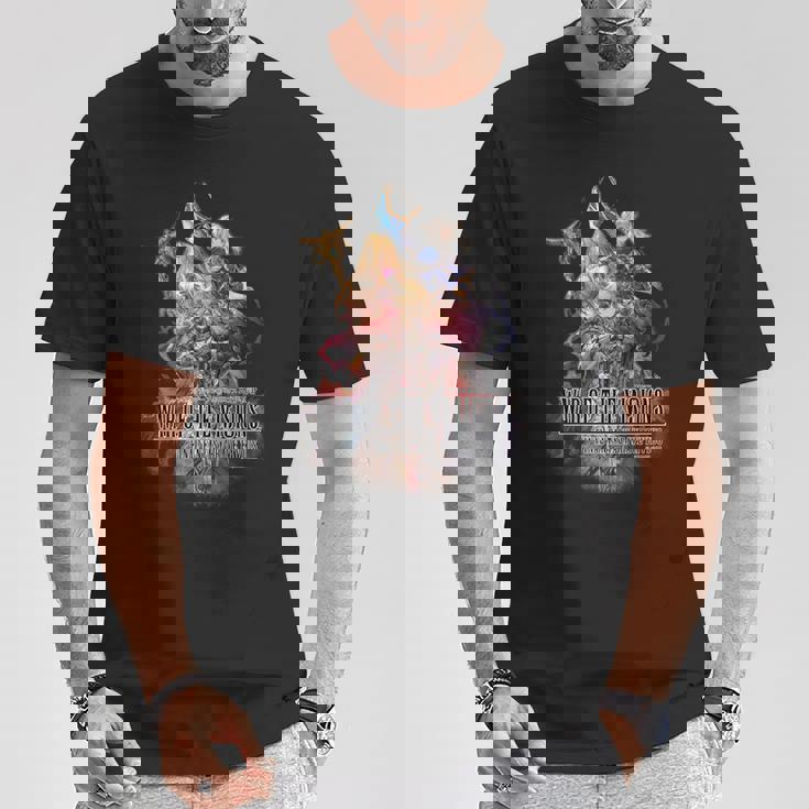 【公式】『Ffbe幻影戦争』メモリアルイラスト 長袖tシャツ Tシャツ 面白い贈り物