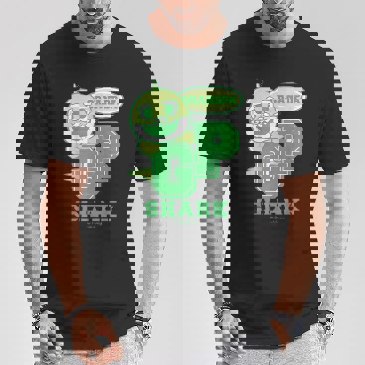 おじいちゃんシャーク・レトロ・ベイシャーク・サメもぞくプレゼント・キッズ・メンズ・ウーマンズ Tシャツ 面白い贈り物