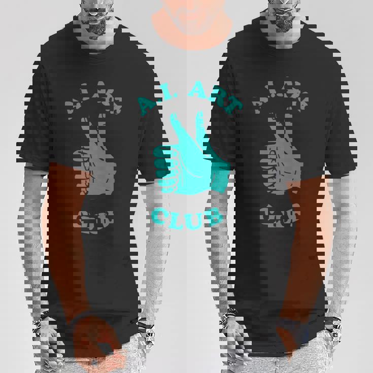 おもしろaiアートクラブ 人工知能 機械学習 Tシャツ 面白い贈り物