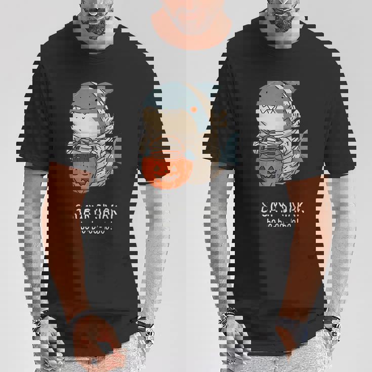 かわいいサメ ミイラ ハロウィン メンズ レディース キッズ おもしろサメ Tシャツ 面白い贈り物