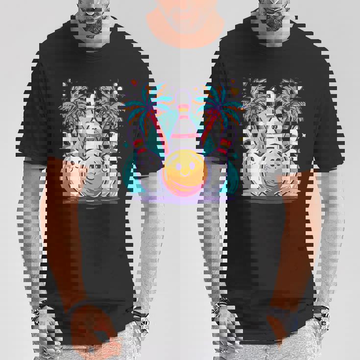 かわいいボウリングアート I キッズボウリング Tシャツ 面白い贈り物