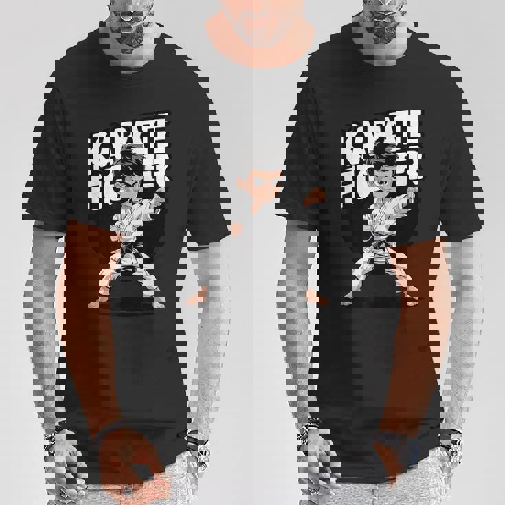 かわいい空手少年 格闘技キッド Tシャツ 面白い贈り物