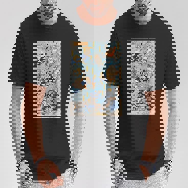 かゑるづくし 擬人化された蛙が 歌川国芳 日本の侍カエル 日本の伝統芸術 浮世絵 ヴィンテージの美学 Tシャツ 面白い贈り物