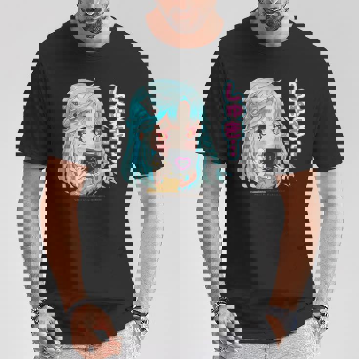 ひなビタスタンプ 心菜02「しゅき…」 Tシャツ 面白い贈り物