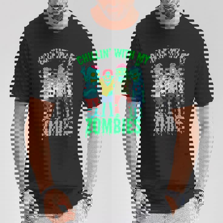 まったりもゾンビハロウィーン少年キッズギフトゾンビ Tシャツ 面白い贈り物