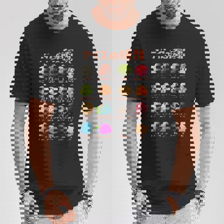 アイス 種類 面白いtシャツ おもしろ 食べ物 デザート メンズ 面白い 服 ネタ グッズ 文字tシャツ 長袖tシャツ Tシャツ 面白い贈り物
