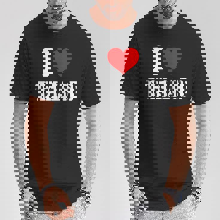 アイ・ラブ・タイランド Tシャツ 面白い贈り物