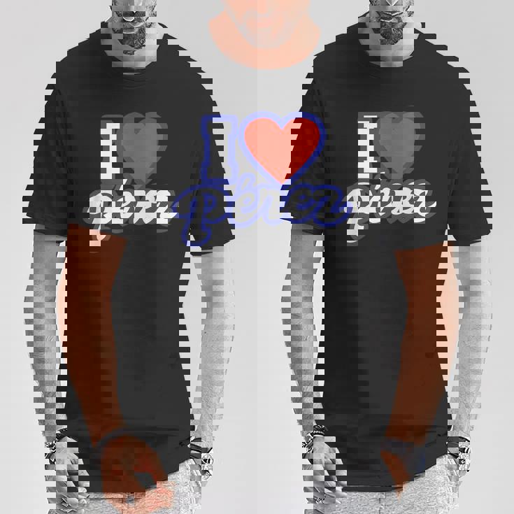 アイ・ラブ・ペレス Tシャツ 面白い贈り物