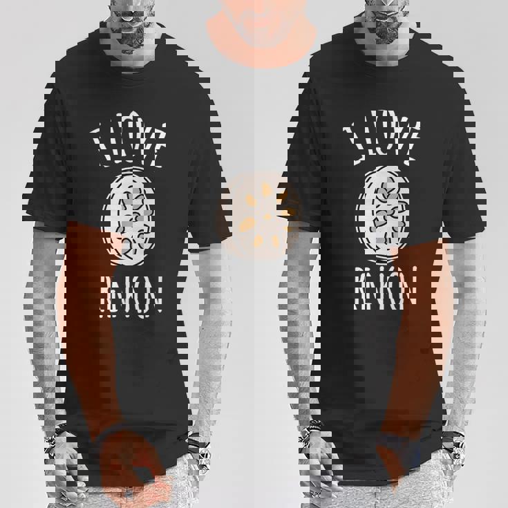 アイ・ラブ・レンコン Tシャツ 面白い贈り物