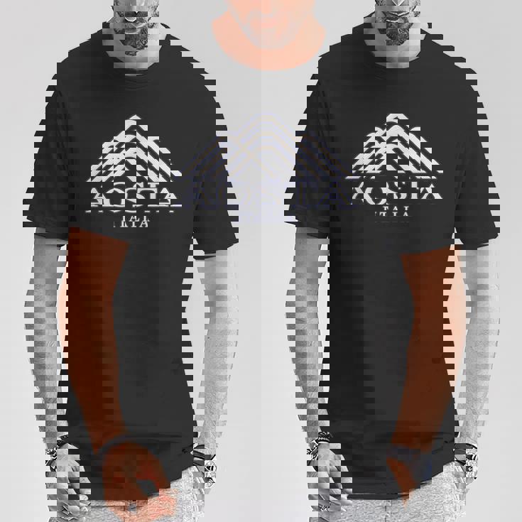 アオスタイタリアサミット アオスタイタリア Tシャツ 面白い贈り物