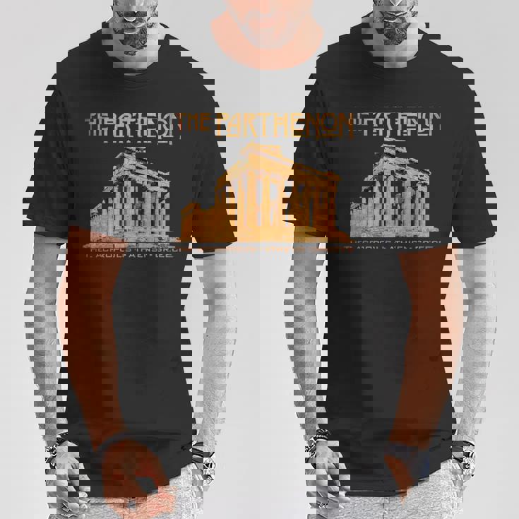 アクロポリスのパルテノン神殿 アテネ ギリシャ Tシャツ 面白い贈り物