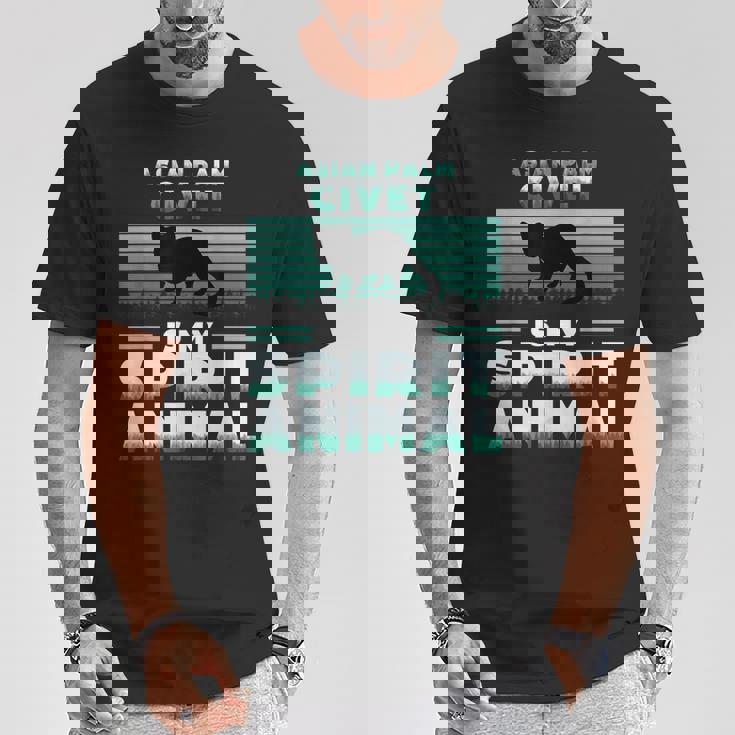 アジアンパームシベットは私のスピリットアニマルラバーです Tシャツ 面白い贈り物