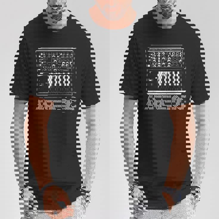 アナログシンセサイザー 音楽用シンセサイザー キーボード Tシャツ 面白い贈り物
