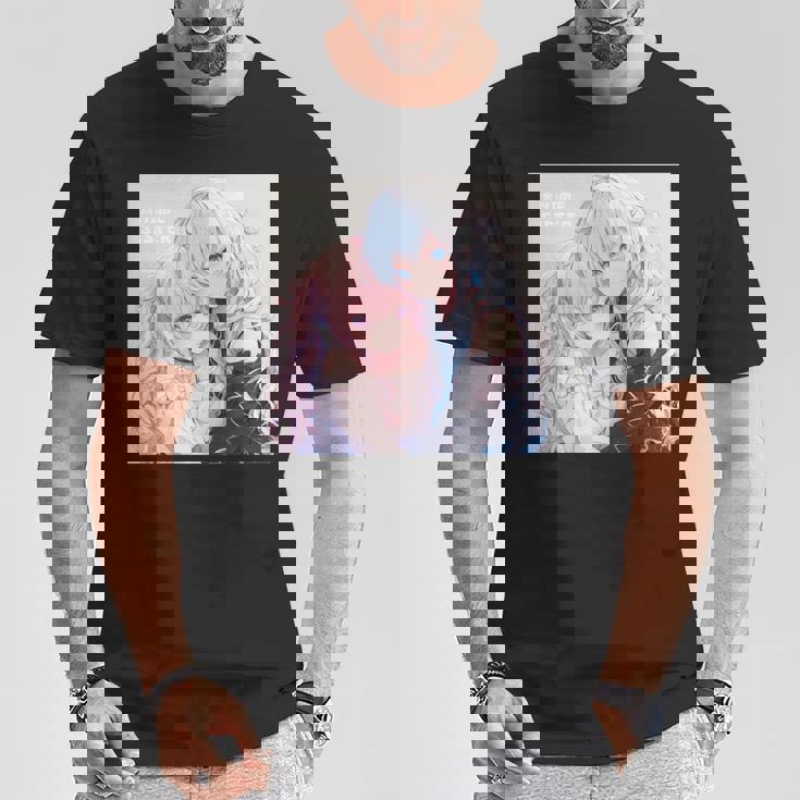 アニメ少女 姉オタク 長袖tシャツ Tシャツ 面白い贈り物