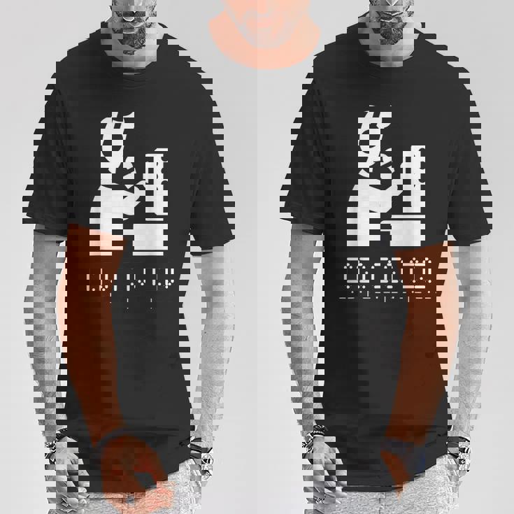 アマチュアハムvhfラジオ、Cq-「メイキングコンタクト」、モールス信号 Tシャツ 面白い贈り物