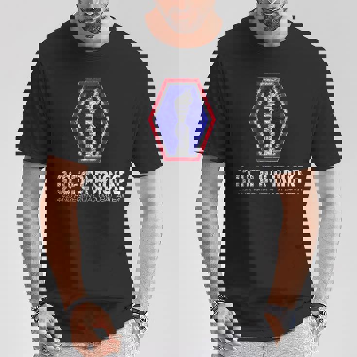 アメリカン・マローダー：第442連隊戦闘チーム・ゴー・フォー・ブローク Tシャツ 面白い贈り物