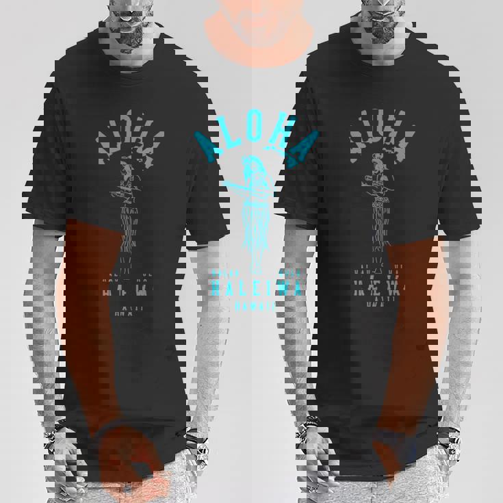 アロハ ウクレレ フラ ハラウ ハレイワ ハワイ Tシャツ 面白い贈り物