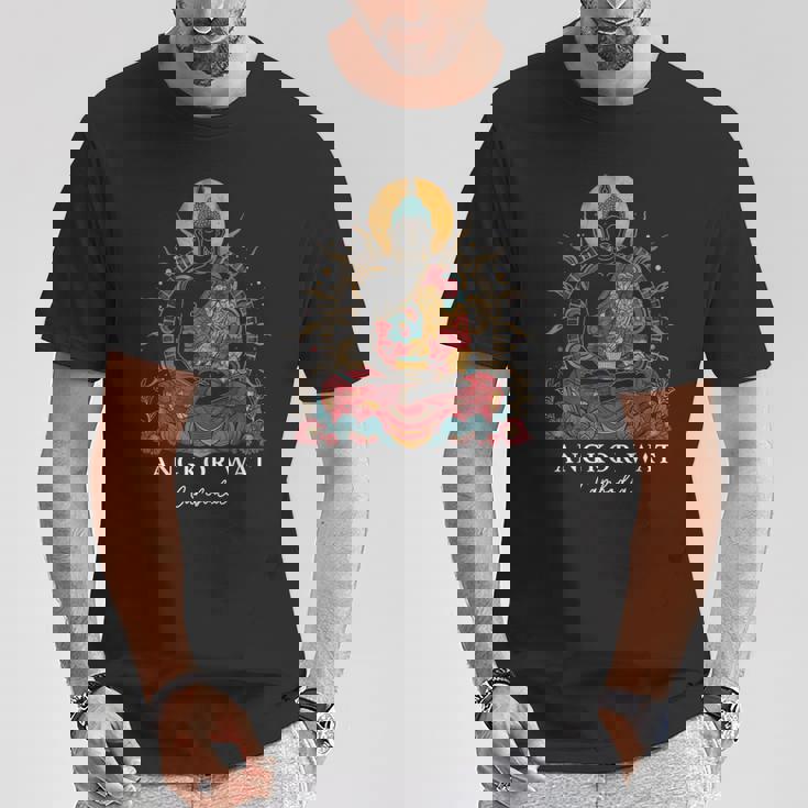 アンコールワット カンボジア ブッダ ヴィンテージ 仏教 お土産 Tシャツ 面白い贈り物