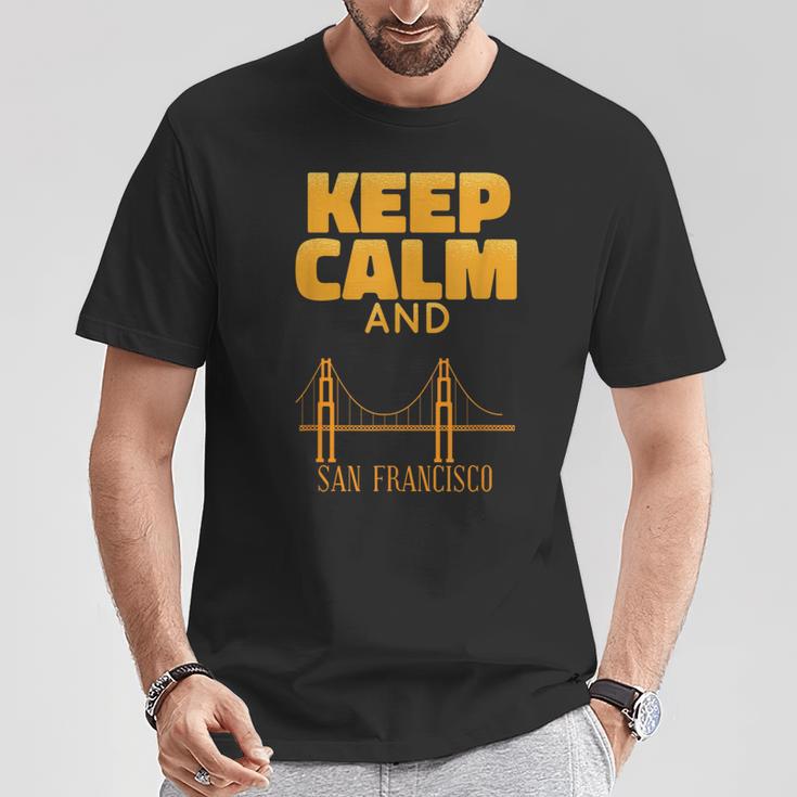 アーキテクチャ サンフランシスコ オーナメント ブリッジ かわいいサンフランシスコ Tシャツ 面白い贈り物