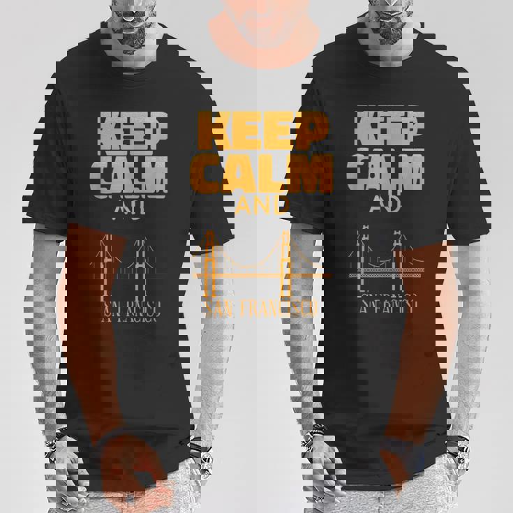 アーキテクチャ サンフランシスコ オーナメント ブリッジ かわいいサンフランシスコ Tシャツ 面白い贈り物